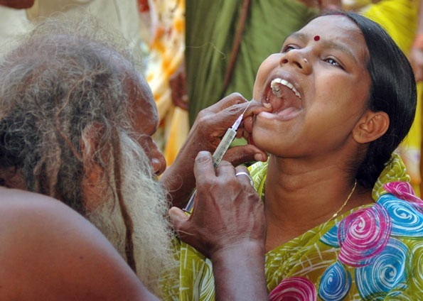 Dentistas callejeros: La India